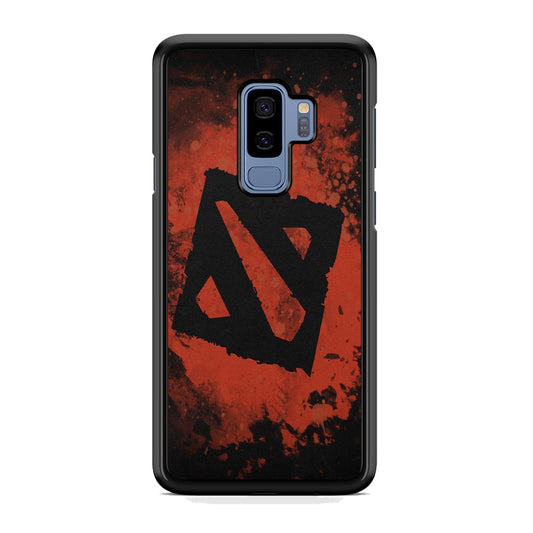Dota Red Brush Logo Samsung Galaxy S9 Plus Case