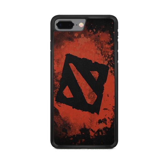 Dota Red Brush Logo iPhone 7 Plus Case