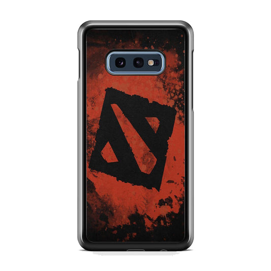 Dota Red Brush Logo Samsung Galaxy S10E Case