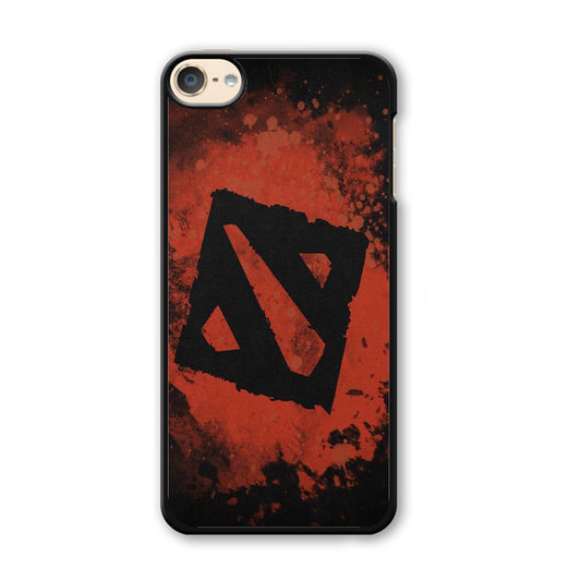 Dota Red Brush Logo iPod Touch 6 Case - Carneyforia