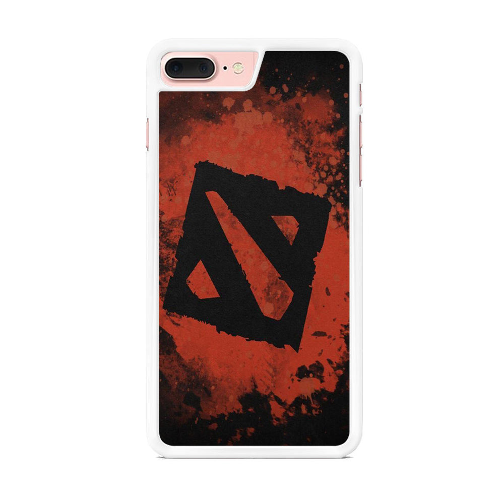 Dota Red Brush Logo iPhone 7 Plus Case