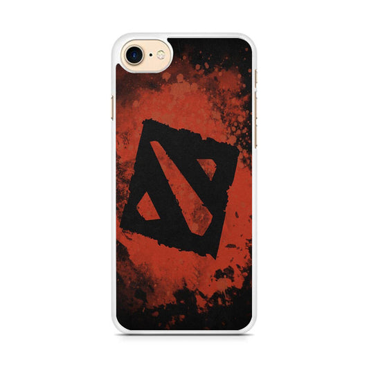 Dota Red Brush Logo iPhone 8 Case