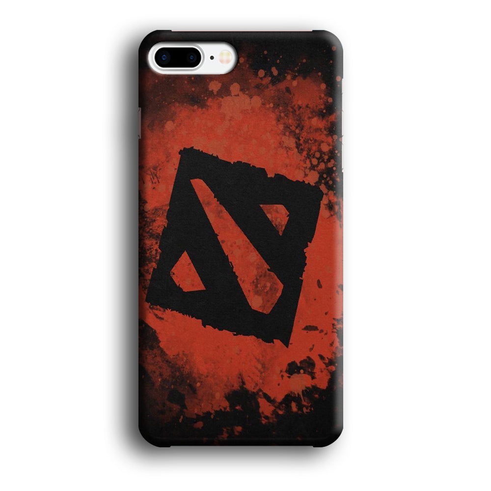 Dota Red Brush Logo iPhone 7 Plus Case