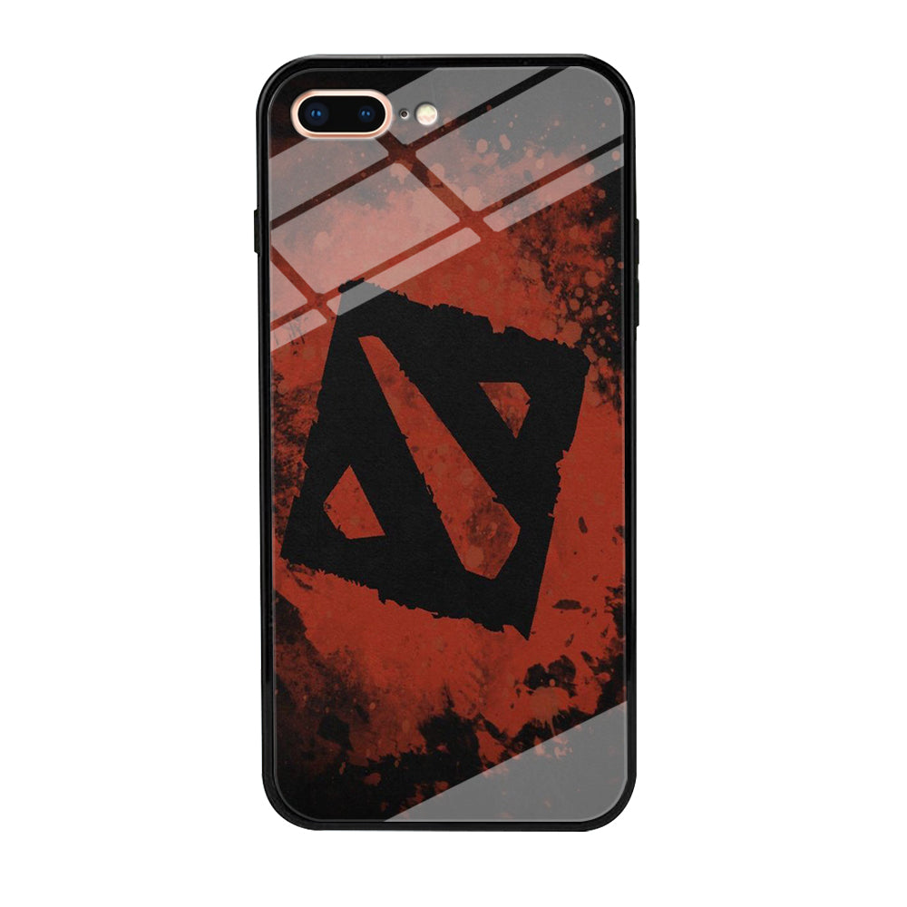 Dota Red Brush Logo iPhone 7 Plus Case