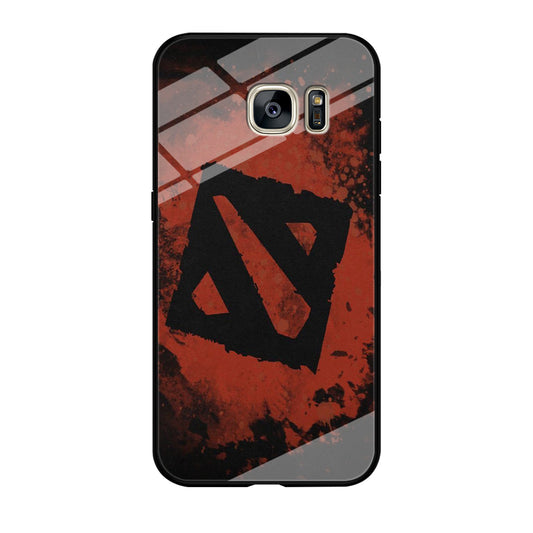 Dota Red Brush Logo Samsung Galaxy S7 Case
