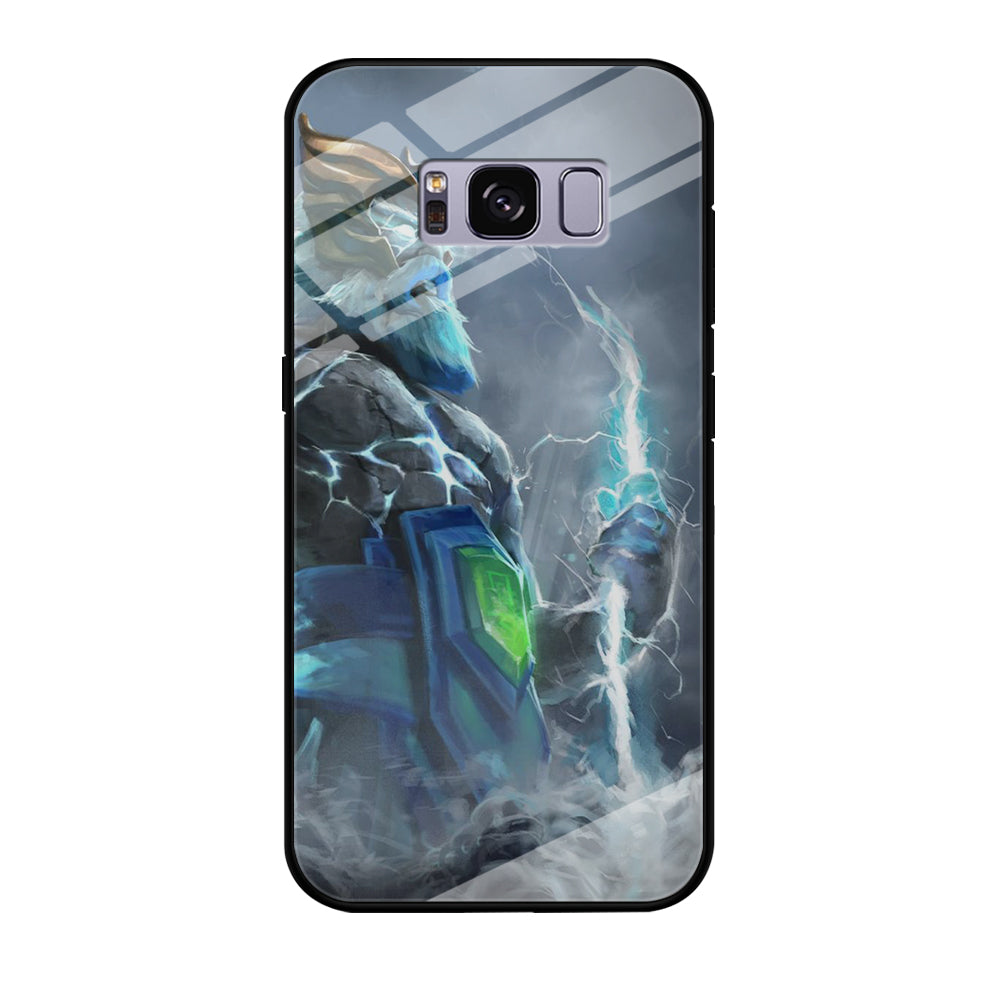 Dota Zeus Character Samsung Galaxy S8 Plus Case Tempered Glass Case