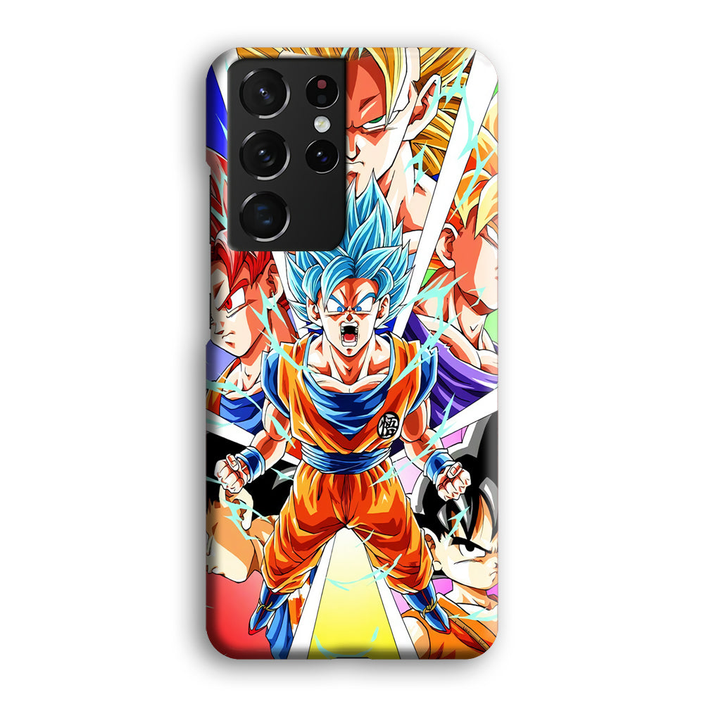 Dragon Ball Z Screams of Awakening Samsung Galaxy S21 Ultra Case