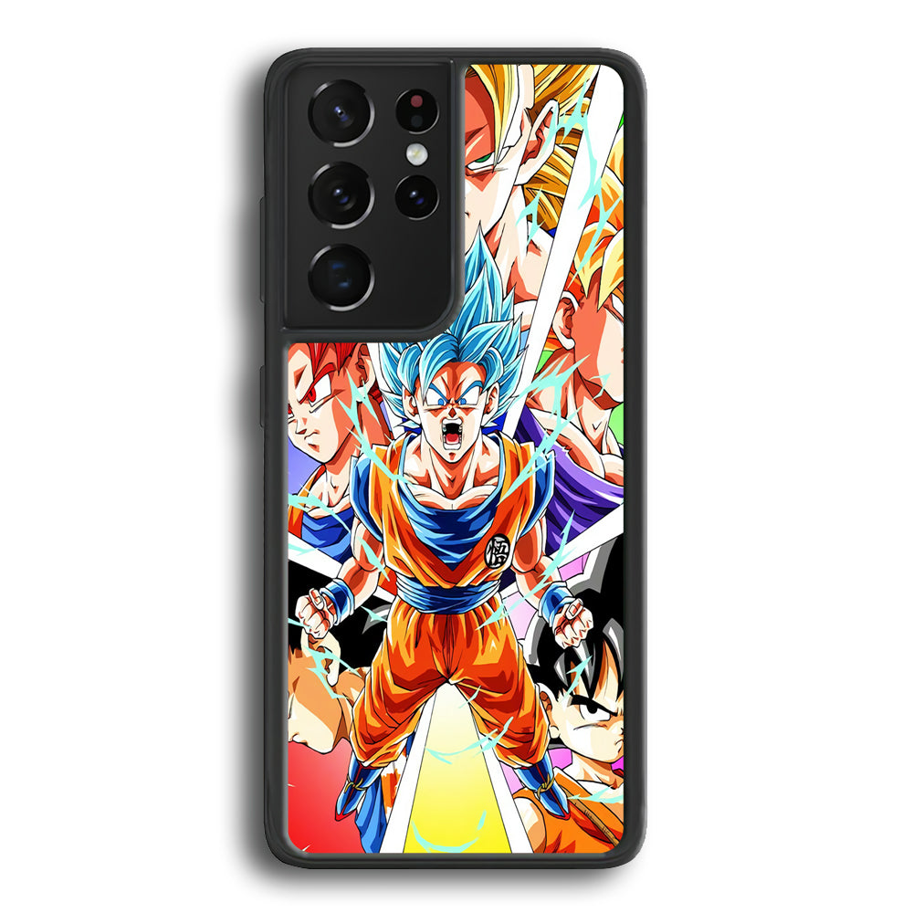 Dragon Ball Z Screams of Awakening Samsung Galaxy S21 Ultra Case