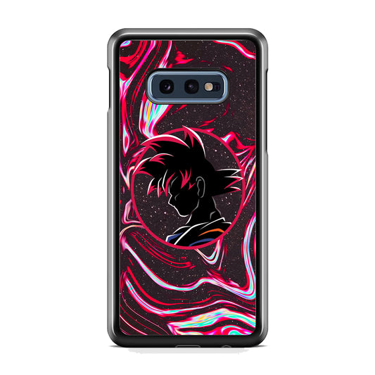 Dragon Ball Z Flame Silhouette Samsung Galaxy S10E Case