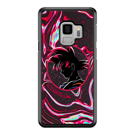 Dragon Ball Z Flame Silhouette Samsung Galaxy S9 Case