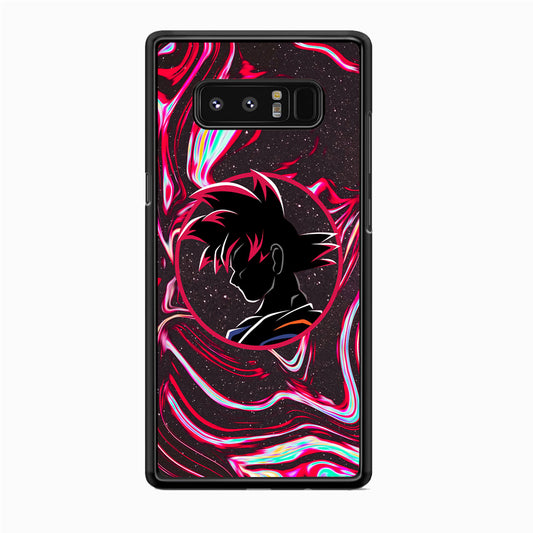 Dragon Ball Z Flame Silhouette Samsung Galaxy Note 8 Case