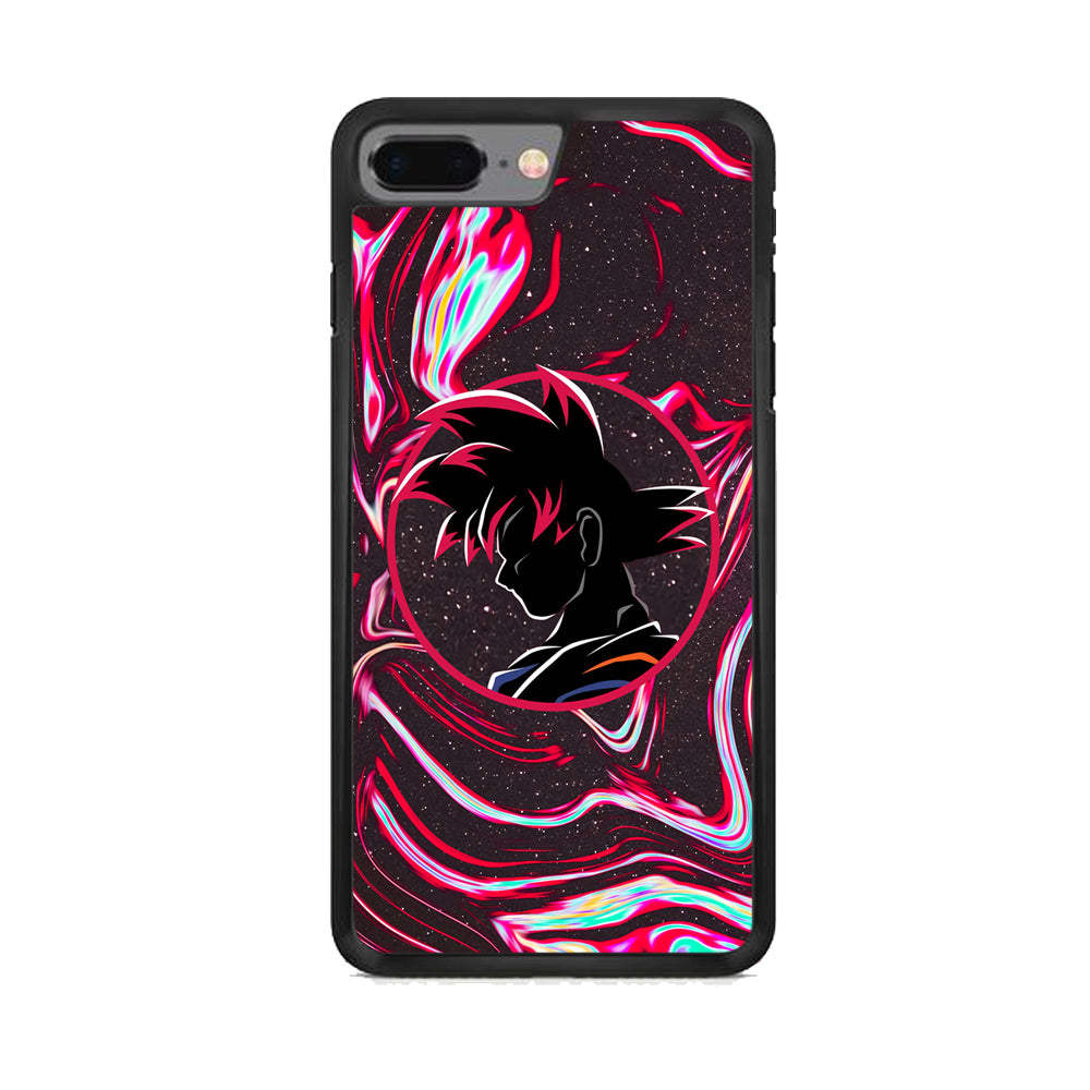 Dragon Ball Z Flame Silhouette iPhone 7 Plus Case