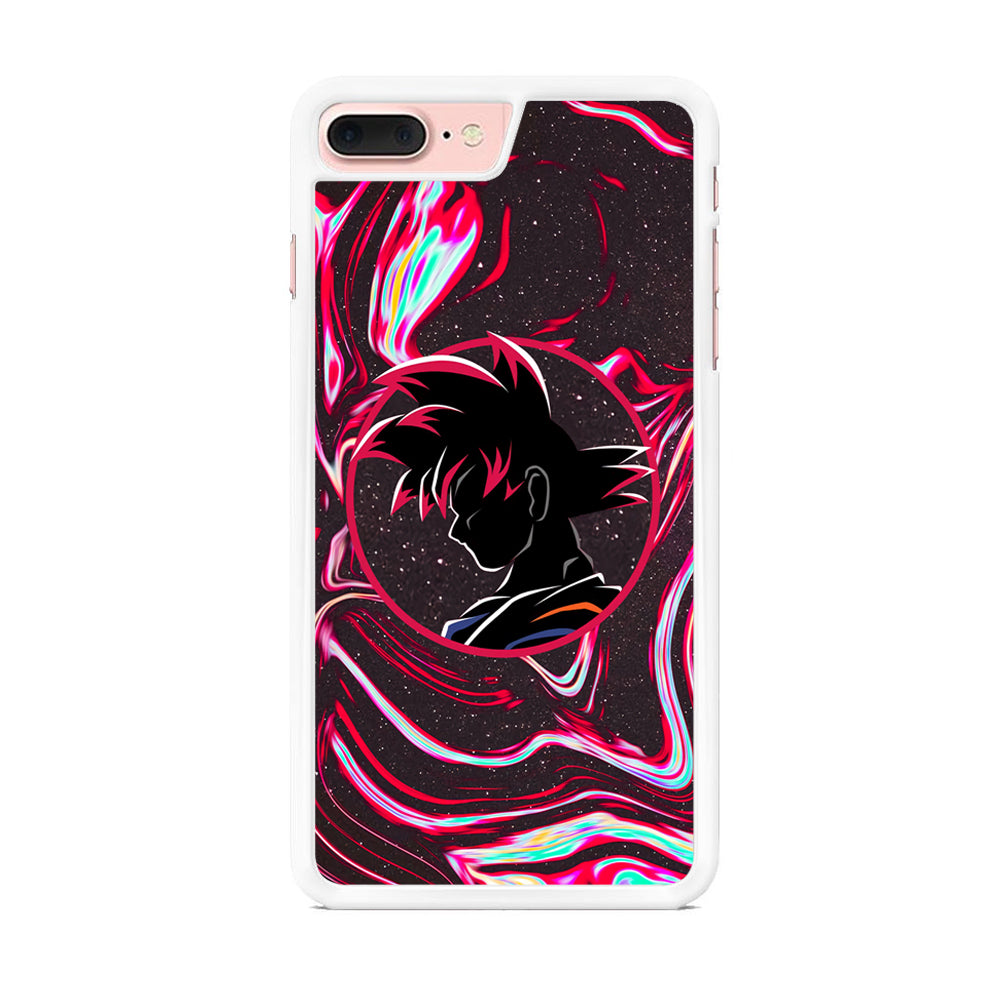 Dragon Ball Z Flame Silhouette iPhone 7 Plus Case