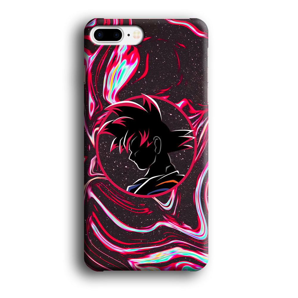 Dragon Ball Z Flame Silhouette iPhone 7 Plus Case