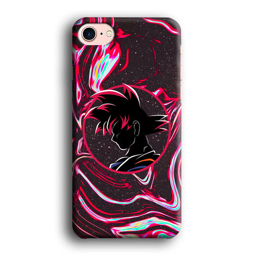 Dragon Ball Z Flame Silhouette iPhone 8 Case