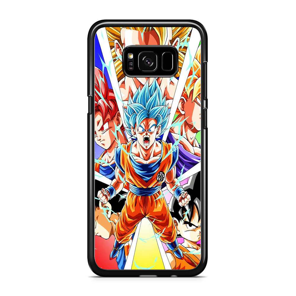 Dragon Ball Z Screams of Awakening Samsung Galaxy S8 Plus Case Rubber Black (2D Case)