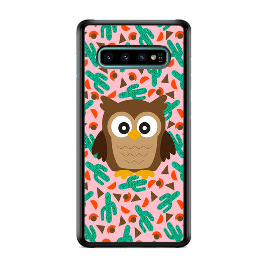 Elf Owl and Cactus Nest Samsung Galaxy S10 Case