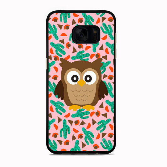 Elf Owl and Cactus Nest Samsung Galaxy S7 Edge Case
