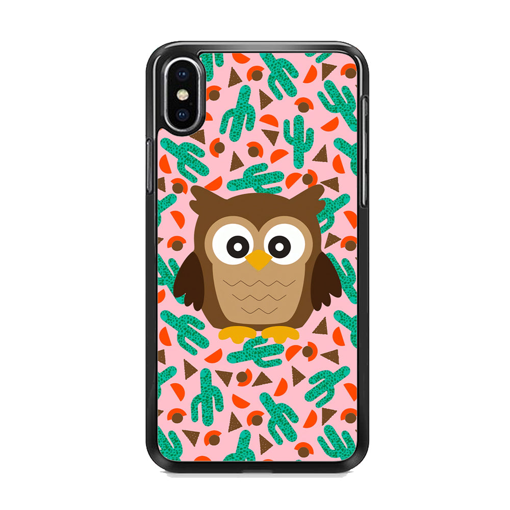 Elf Owl and Cactus Nest iPhone X Case