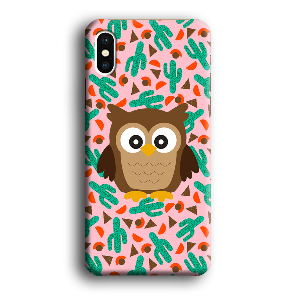 Elf Owl and Cactus Nest iPhone X Case