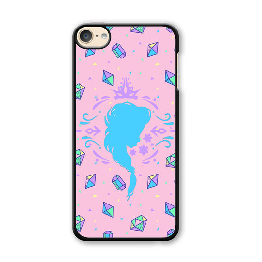 Elsa Silhouette of Diamond iPod Touch 6 Case - Carneyforia