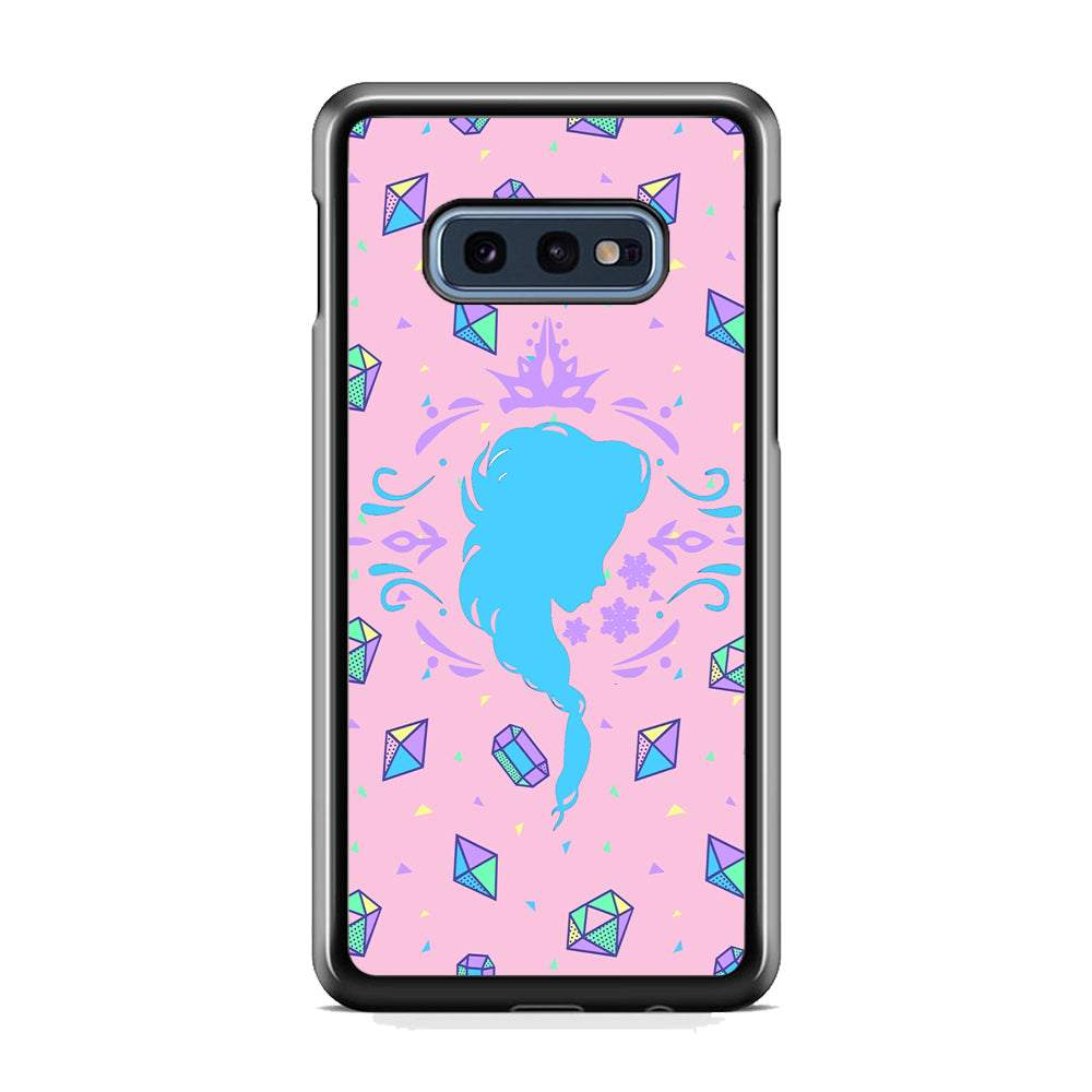 Elsa Silhouette of Diamond Samsung Galaxy S10E Case