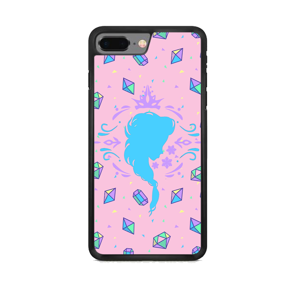 Elsa Silhouette of Diamond iPhone 7 Plus Case