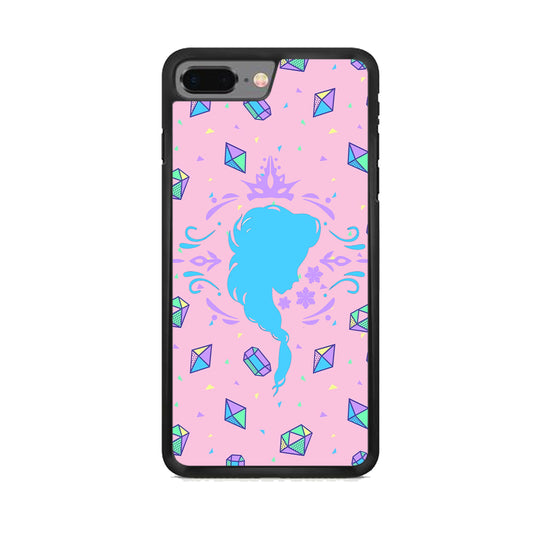 Elsa Silhouette of Diamond iPhone 7 Plus Case