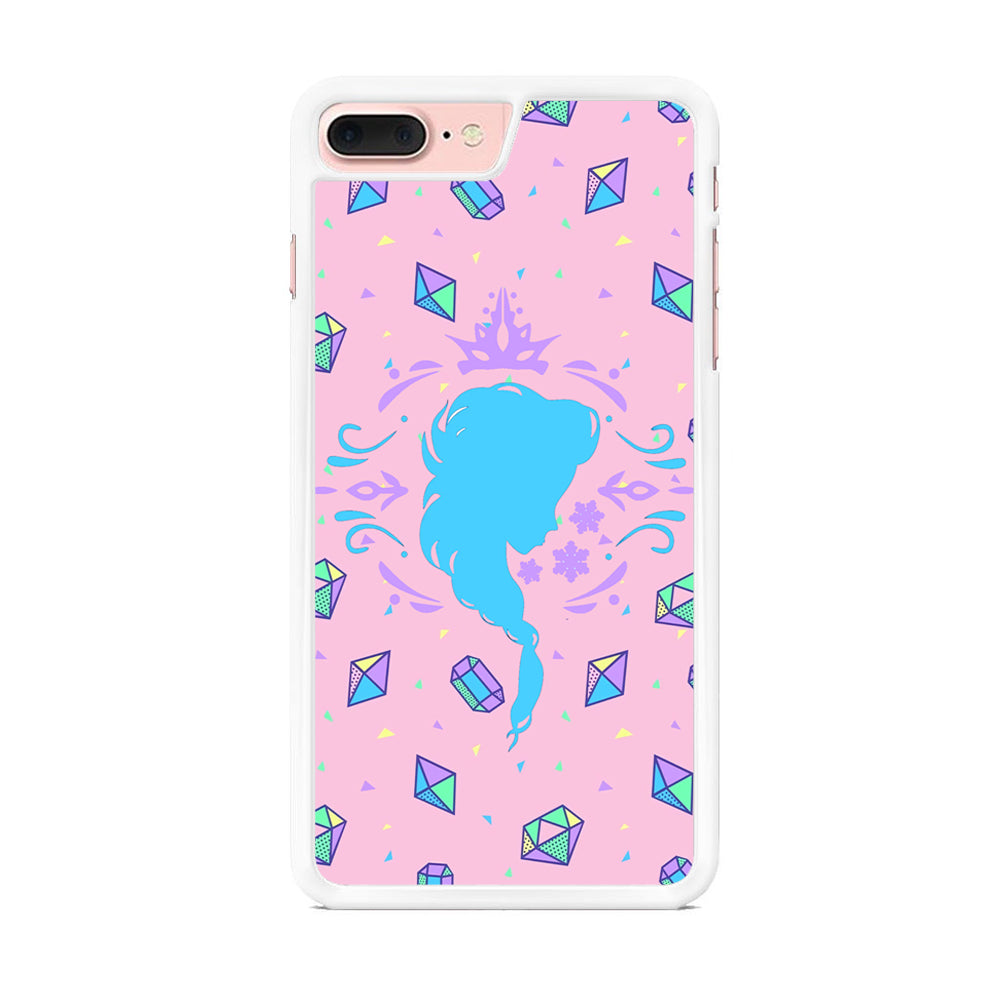 Elsa Silhouette of Diamond iPhone 7 Plus Case