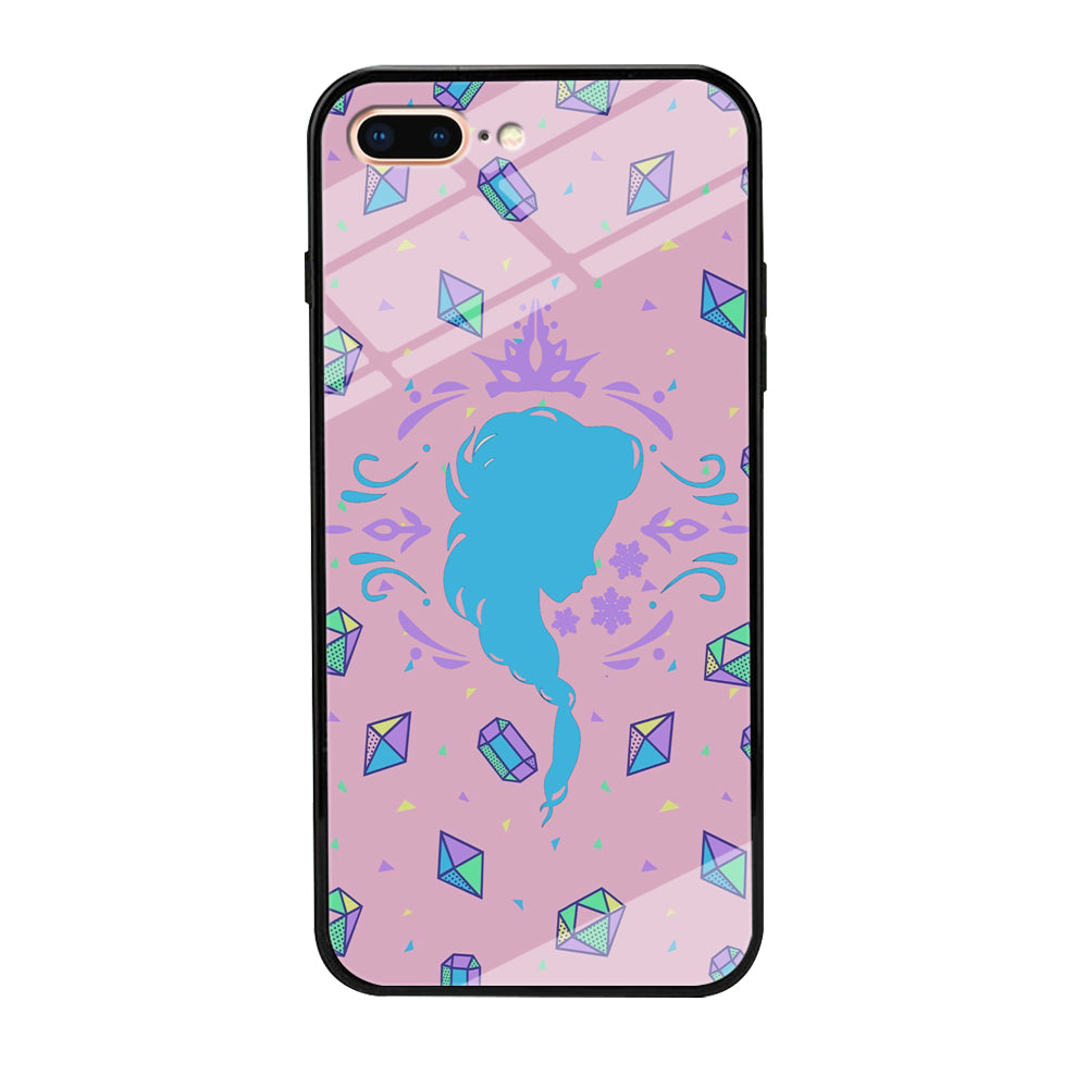 Elsa Silhouette of Diamond iPhone 7 Plus Case
