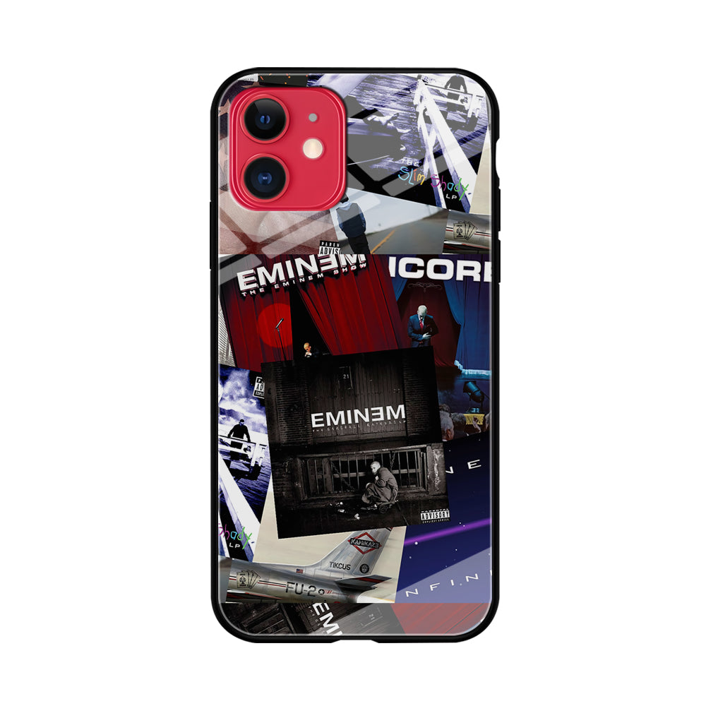 Eminem Pictures of The Song iPhone 11 Case Tempered Glass Case