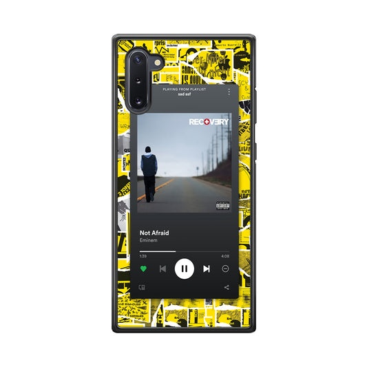 Eminem Playlist Song Samsung Galaxy Note 10 Case