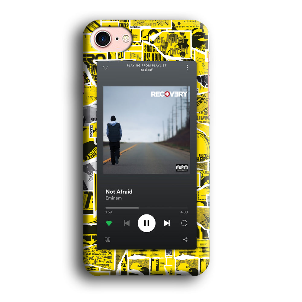 Eminem Playlist Song iPhone 8 Case