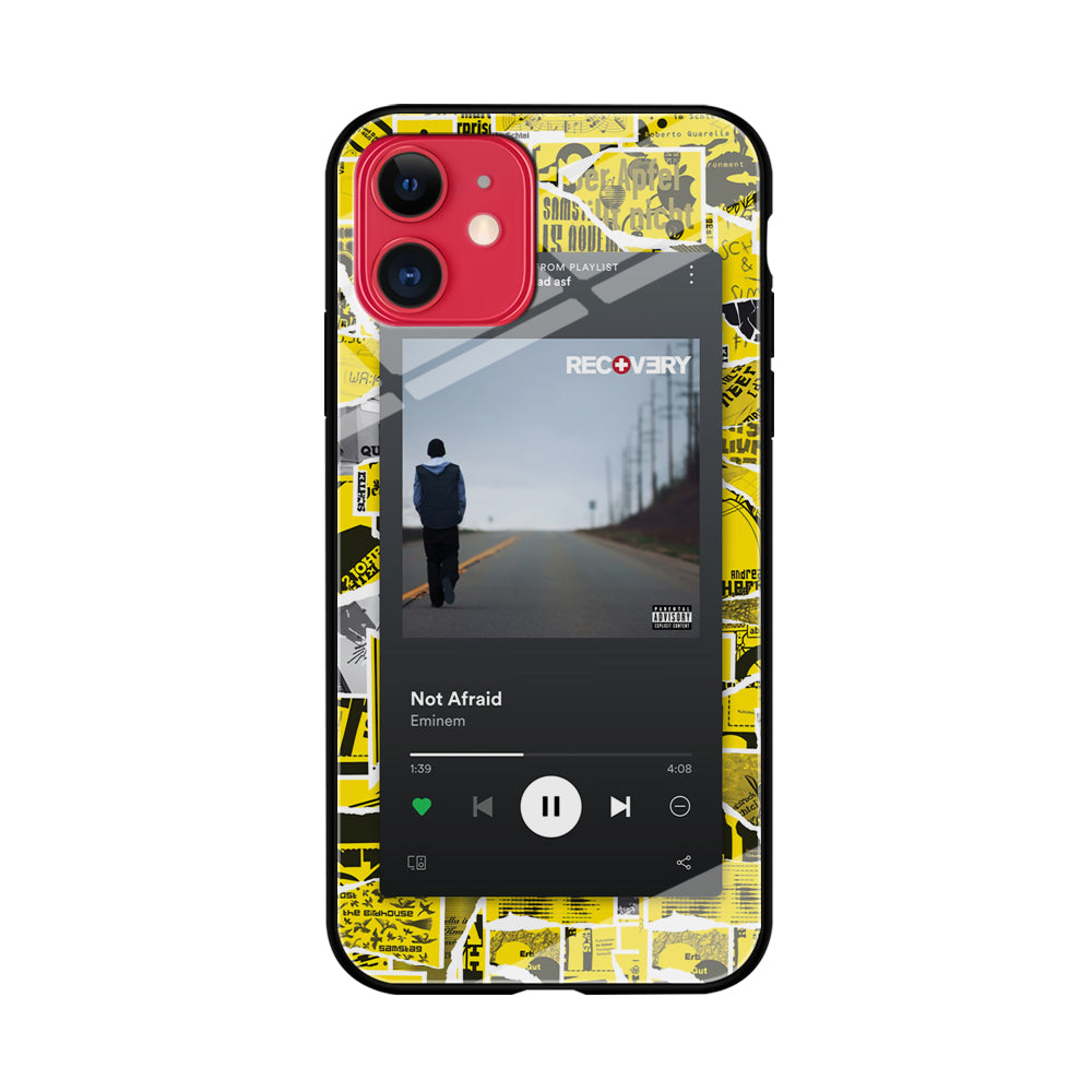 Eminem Playlist Song iPhone 11 Case Tempered Glass Case