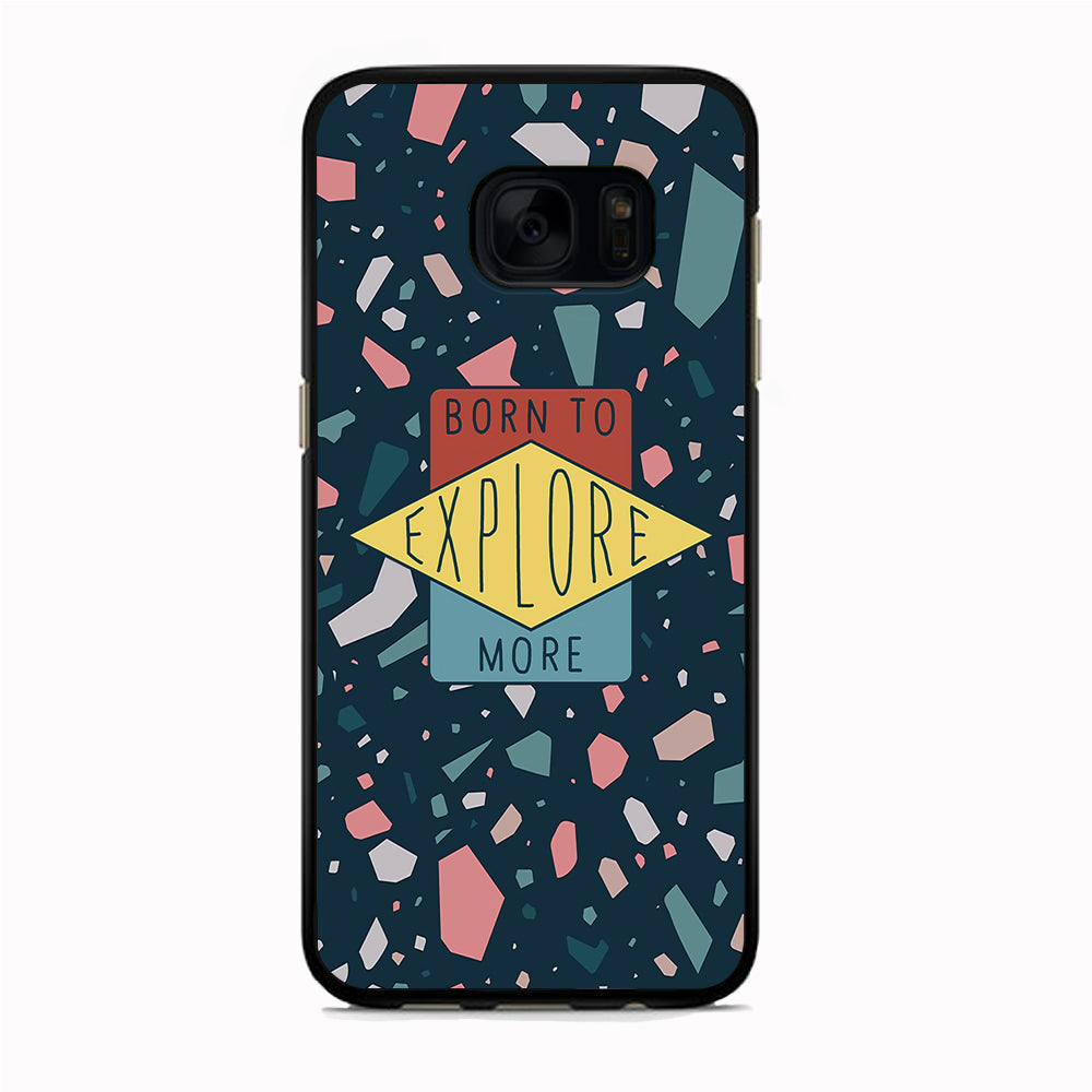 Explore More Samsung Galaxy S7 Case Rubber Black (2D Case)