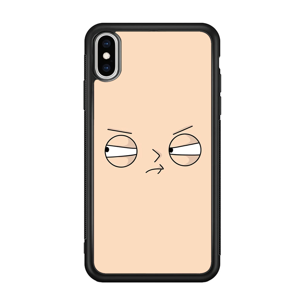 Family Guy Stewie Expression Angry iPhone XS Case