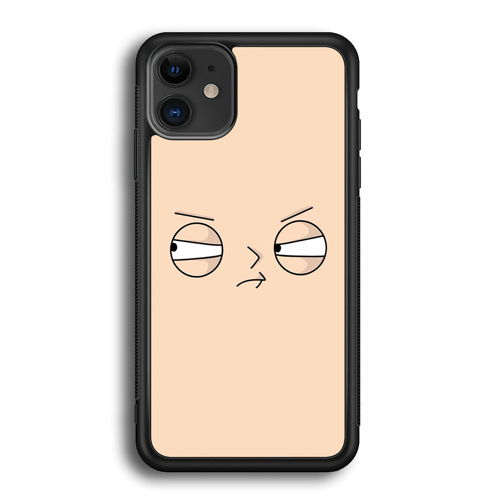 Family Guy Stewie Expression Angry iPhone 12 Case