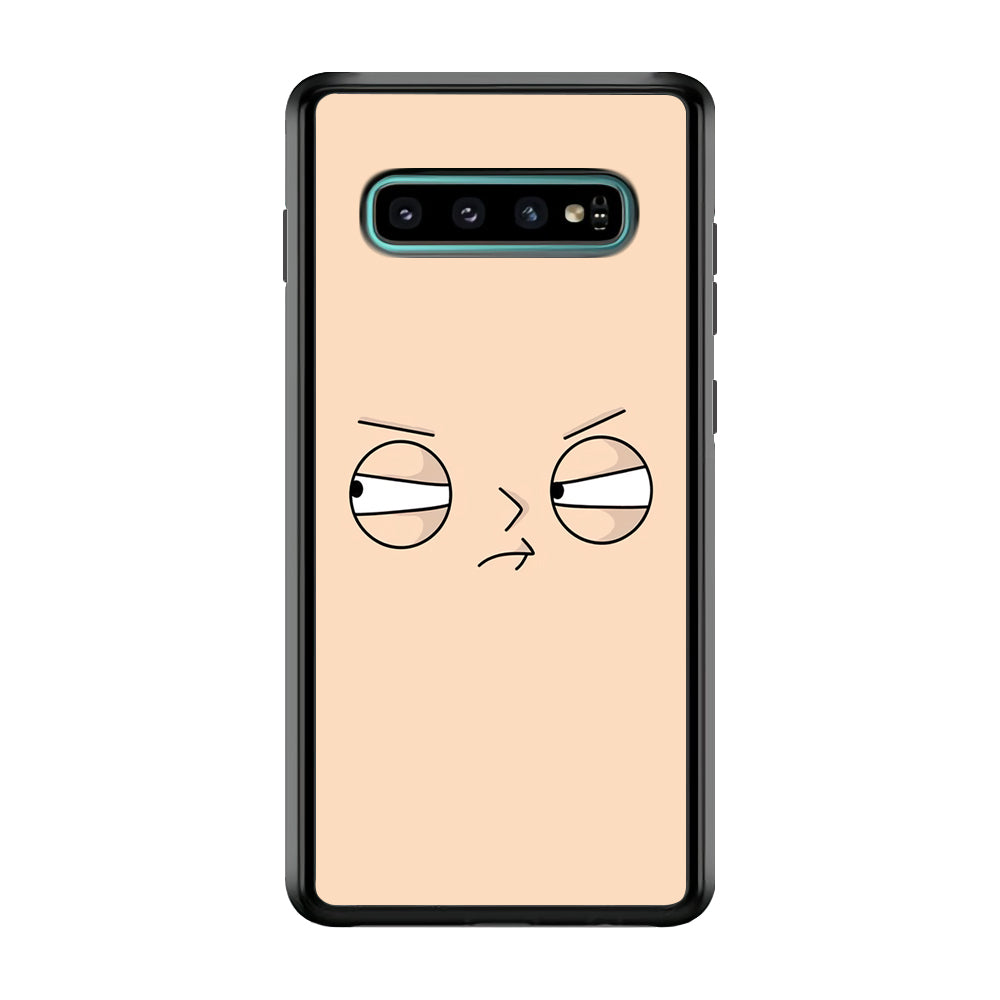 Family Guy Stewie Expression Angry Samsung Galaxy S10 Case