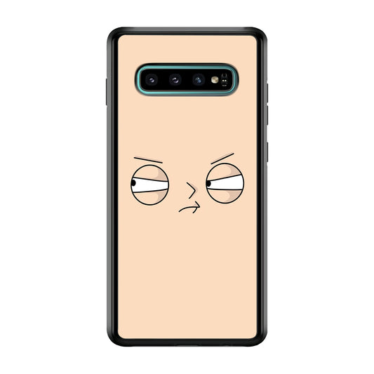 Family Guy Stewie Expression Angry Samsung Galaxy S10 Case