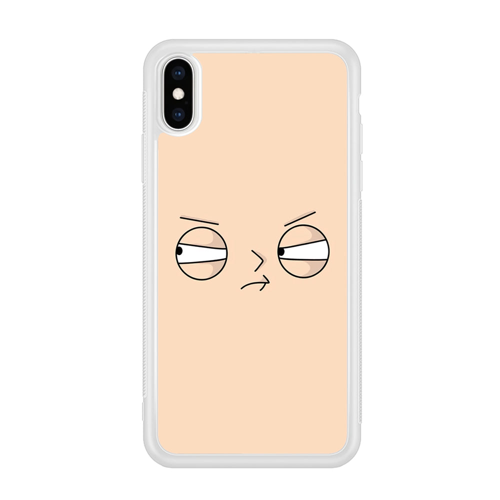 Family Guy Stewie Expression Angry iPhone XS Case