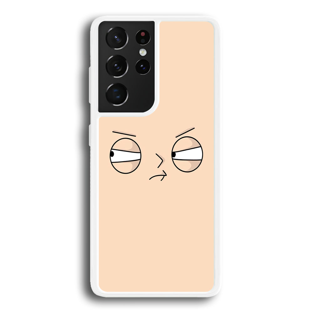 Family Guy Stewie Expression Angry Samsung Galaxy S21 Ultra Case