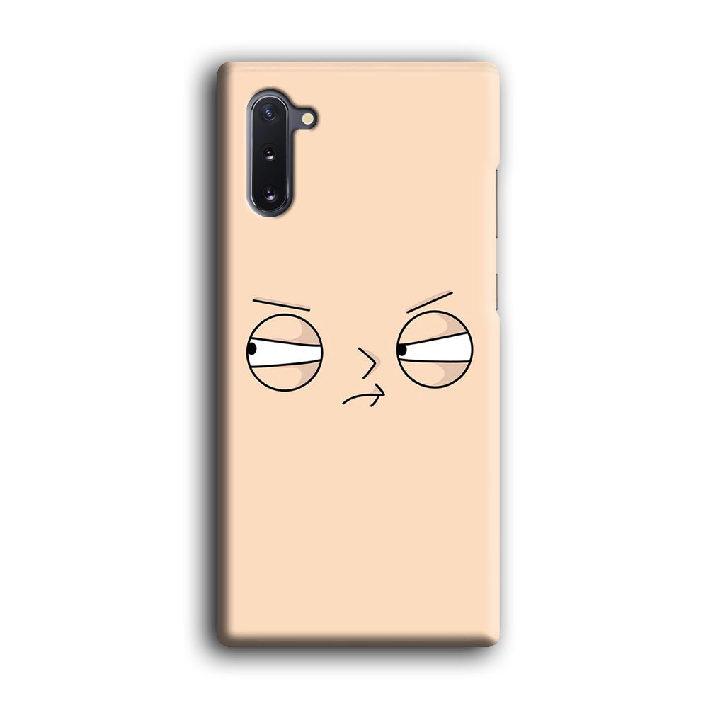 Family Guy Stewie Expression Angry Samsung Galaxy Note 10 Case