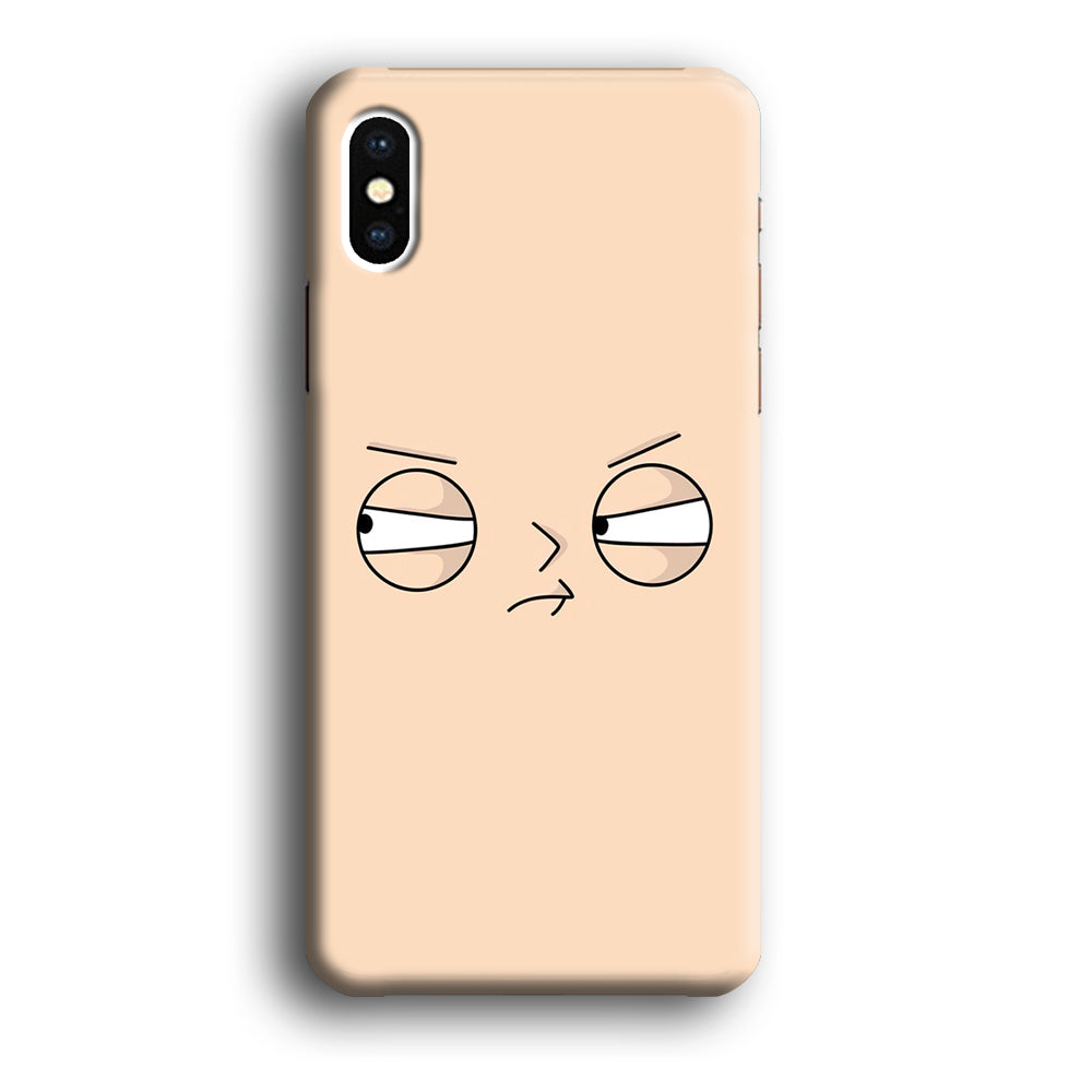 Family Guy Stewie Expression Angry iPhone X Case