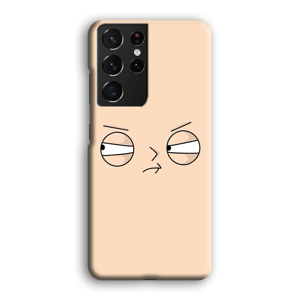 Family Guy Stewie Expression Angry Samsung Galaxy S21 Ultra Case