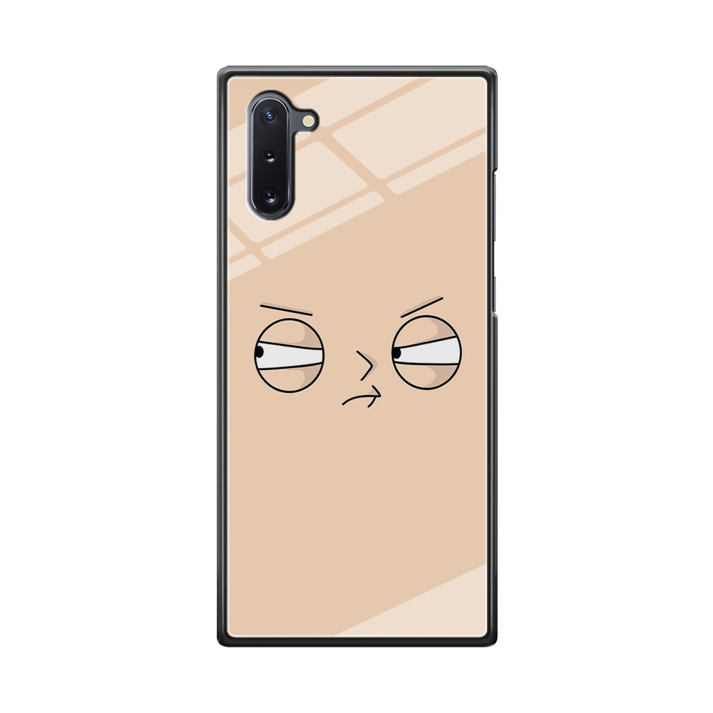 Family Guy Stewie Expression Angry Samsung Galaxy Note 10 Case