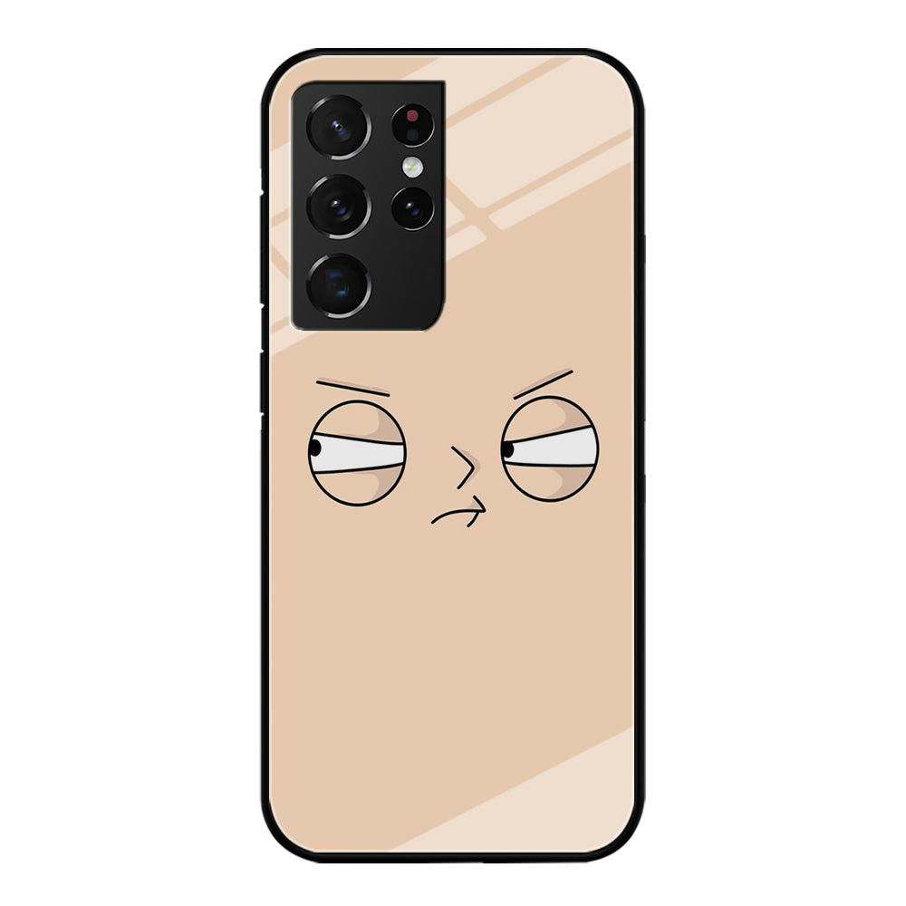 Family Guy Stewie Expression Angry Samsung Galaxy S21 Ultra Case