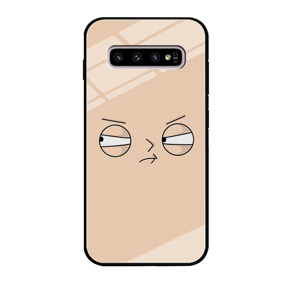 Family Guy Stewie Expression Angry Samsung Galaxy S10 Case