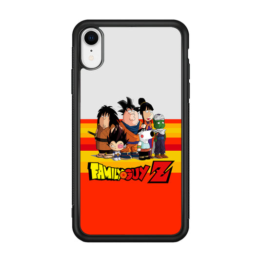 Family Guy on Dragon Ball Suit iPhone XR Case
