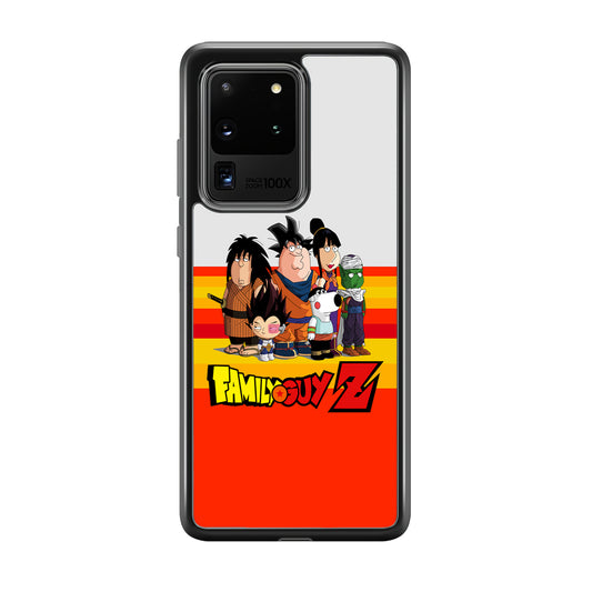 Family Guy on Dragon Ball Suit Samsung Galaxy S20 Ultra Case