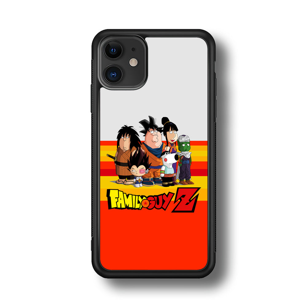 Family Guy on Dragon Ball Suit iPhone 11 Case